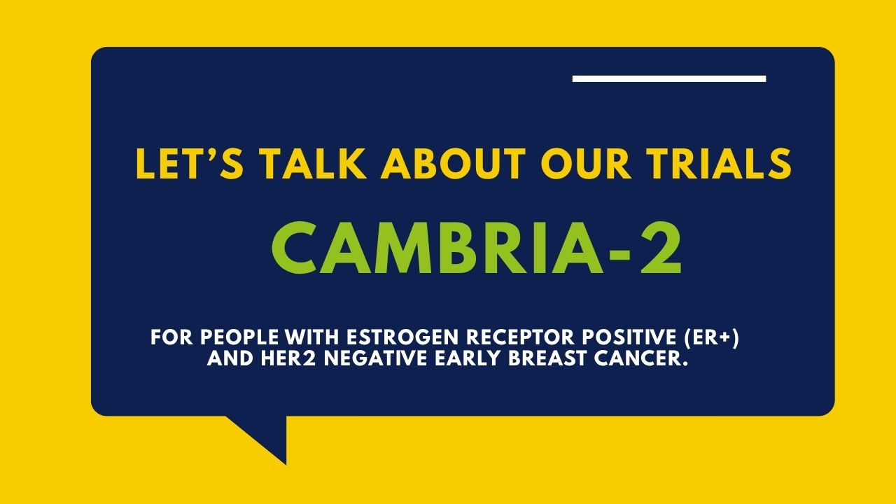 Logo for a clinical trial on Breast Cancer